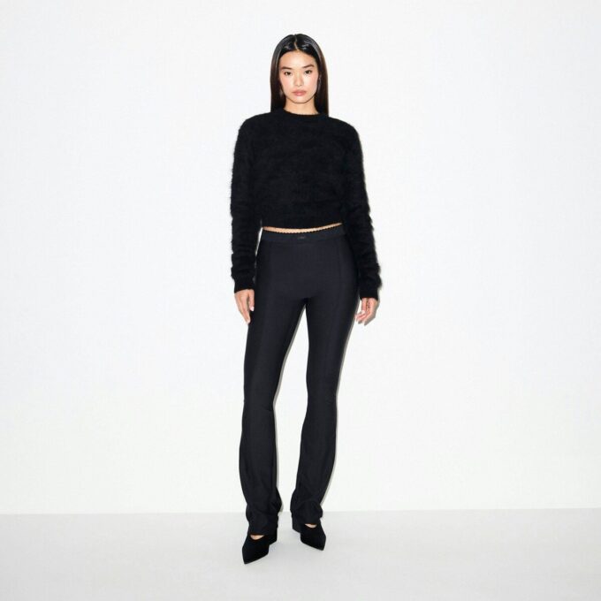 BRUSHED ALPACA CREWNECK SWEATER