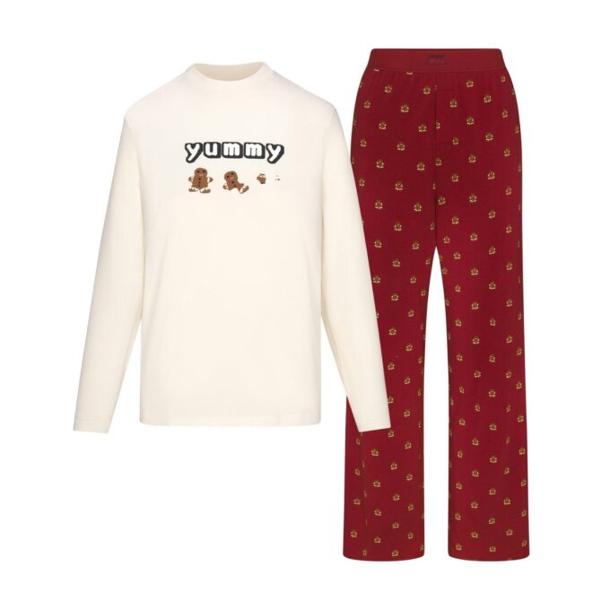 CACTUS PLANT FLEA MARKET X SKIMS BOYFRIEND LONG SLEEVE SET