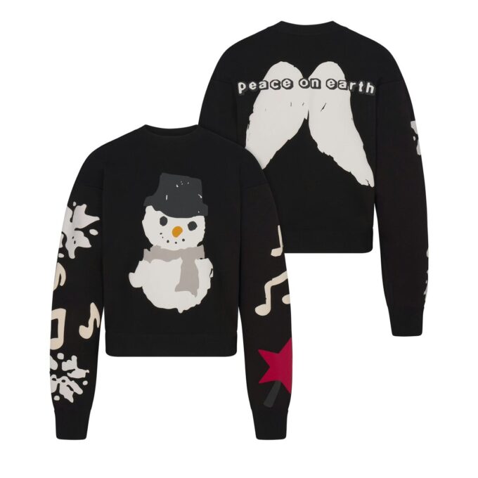 CACTUS PLANT FLEA MARKET X SKIMS COTTON FLEECE CREWNECK