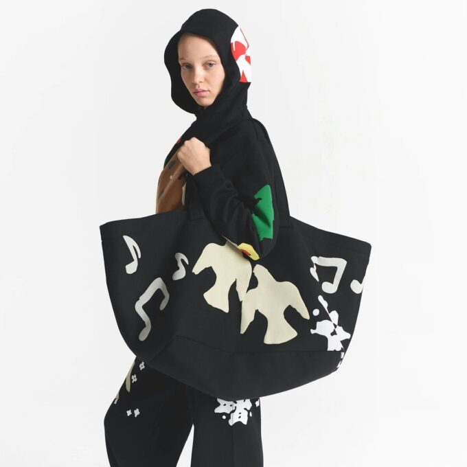 CACTUS PLANT FLEA MARKET X SKIMS COTTON FLEECE JUMBO TOTE