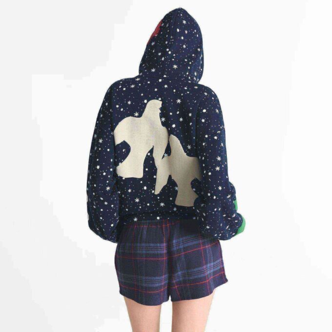 CACTUS PLANT FLEA MARKET X SKIMS COTTON FLEECE OVERSIZED HOODIE