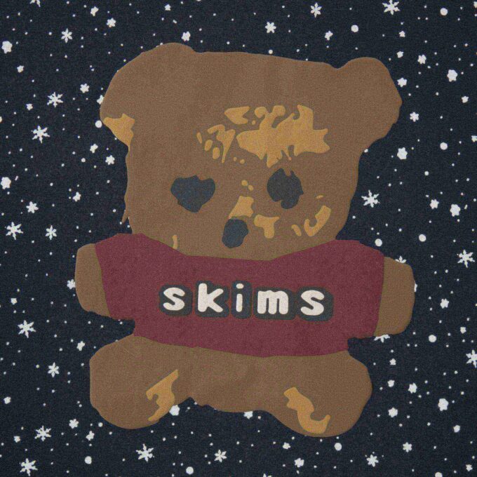 CACTUS PLANT FLEA MARKET X SKIMS COTTON FLEECE OVERSIZED HOODIE