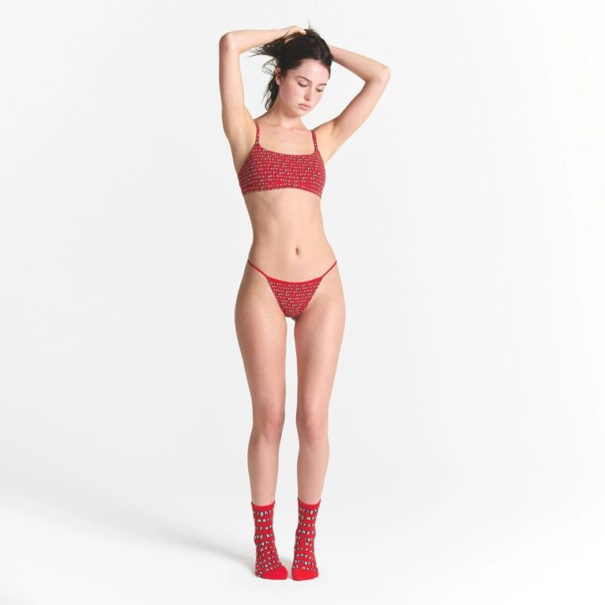 CACTUS PLANT FLEA MARKET X SKIMS COTTON JERSEY STRING BIKINI 5-PACK CACTUS PLANT FLEA MARKET X SKIMS COTTON JERSEY STRING BIKINI 5-PACK