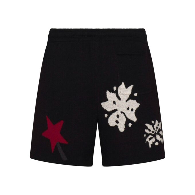 CACTUS PLANT FLEA MARKET X SKIMS COTTON KNIT MENS INTARSIA SHORT