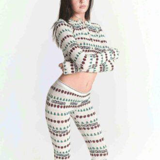 CACTUS PLANT FLEA MARKET X SKIMS COTTON RIB HENLEY AND LEGGING SET