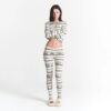 CACTUS PLANT FLEA MARKET X SKIMS COTTON RIB HENLEY AND LEGGING SET