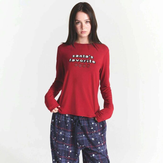 CACTUS PLANT FLEA MARKET X SKIMS SKIMS SLEEP FLANNEL PANT SET