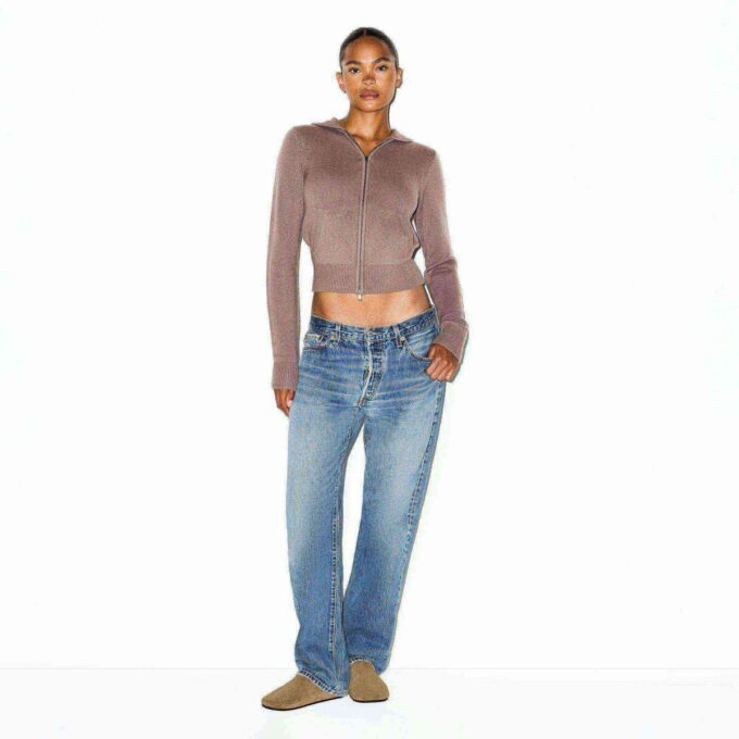 CASHMERE ZIP UP HOODIE CASHMERE ZIP UP HOODIE