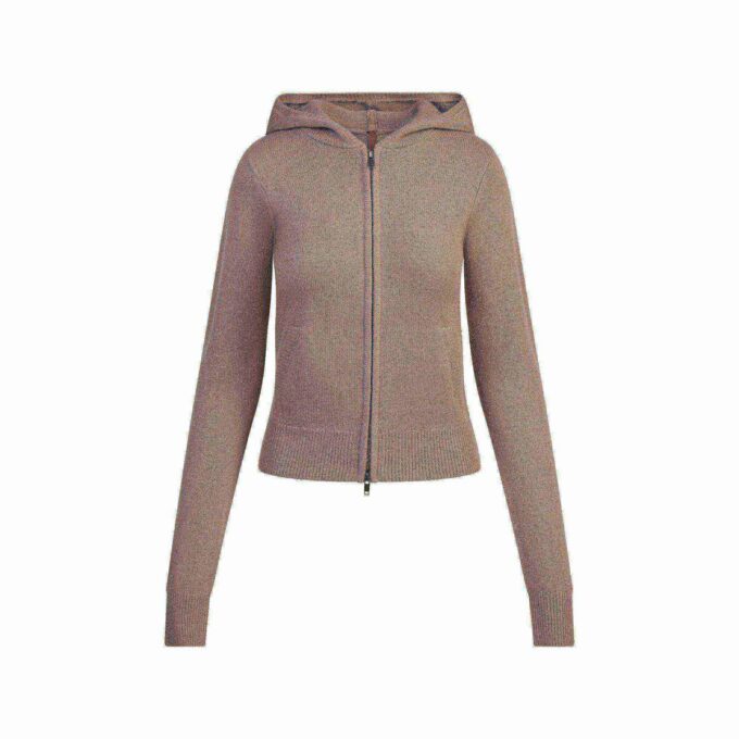 CASHMERE ZIP UP HOODIE CASHMERE ZIP UP HOODIE