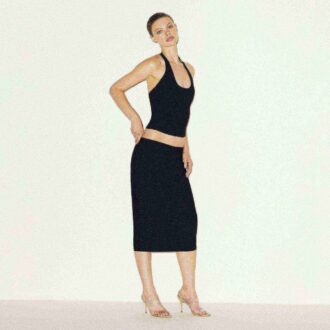 CLING MATTE MIDI SKIRT