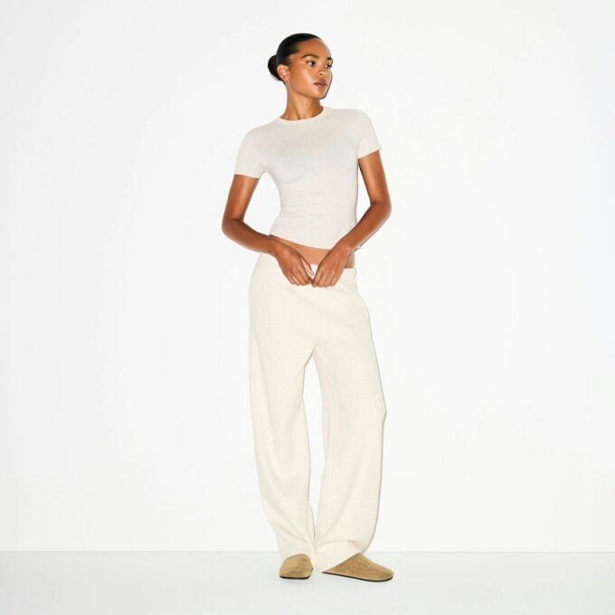 COTTON FLEECE CLASSIC STRAIGHT LEG PANT