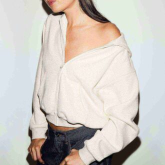 COTTON FLEECE CLASSIC ZIP UP HOODIE