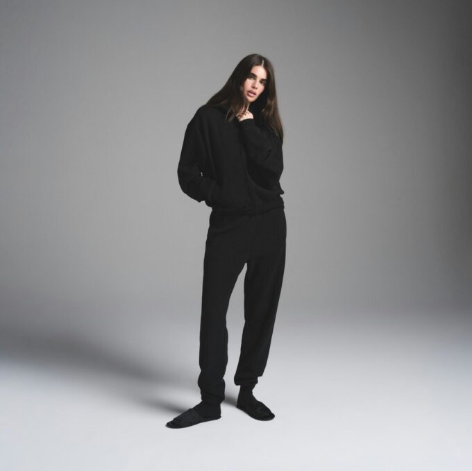 COTTON FLEECE CLASSIC ZIP UP HOODIE