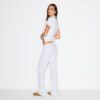 COTTON FLEECE LOW RISE SLIM PANT