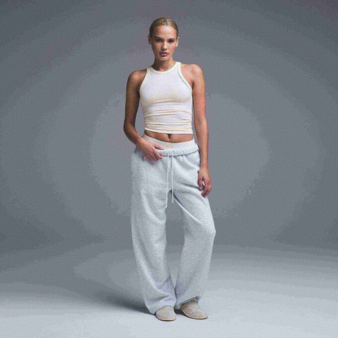 COTTON JERSEY CREW NECK TANK