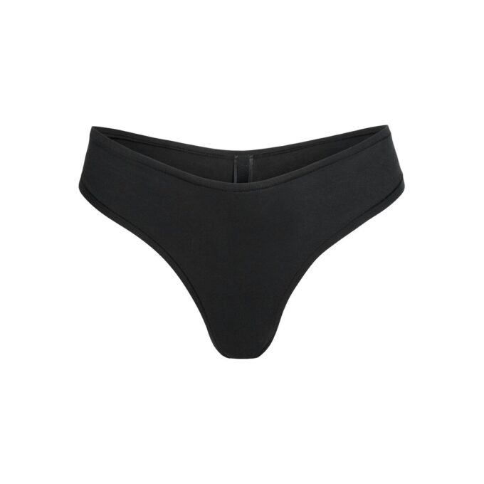 COTTON JERSEY DIPPED THONG