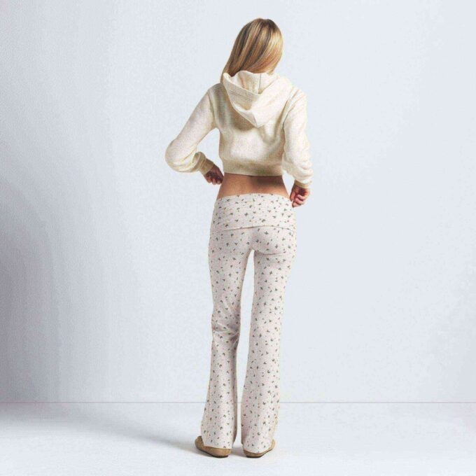 COTTON JERSEY FOLDOVER PANT