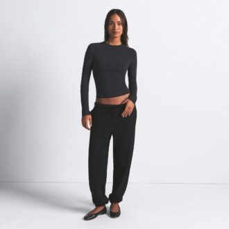 COTTON JERSEY LONG SLEEVE T-SHIRT