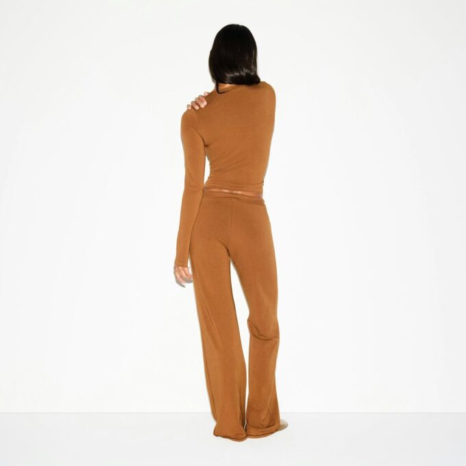 COTTON JERSEY LONG SLEEVE T-SHIRT