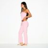 COTTON JERSEY LOW RISE CROP PANT