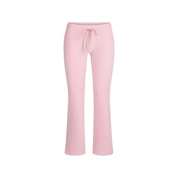 COTTON JERSEY LOW RISE CROP PANT