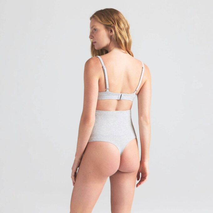 COTTON JERSEY MATERNITY HIGH-WAISTED THONG