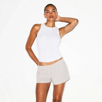 COTTON POPLIN BOXER SLEEP SET