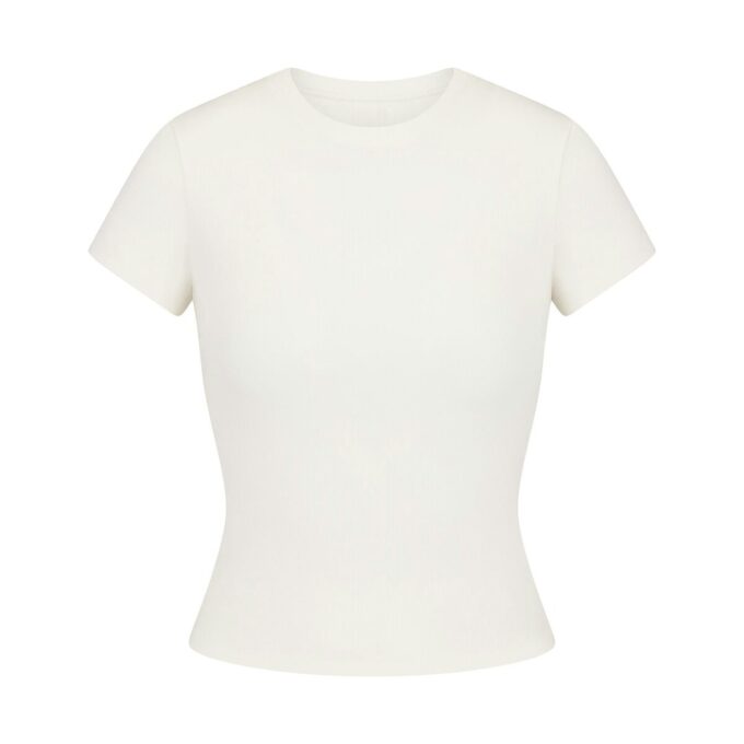 COTTON RIB T-SHIRT