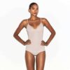 COTTON SHAPEWEAR THONG BODYSUIT