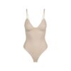 COTTON SHAPEWEAR THONG BODYSUIT