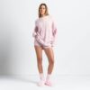 COZY LIGHT OVERSIZED CABLEKNIT CREWNECK PULLOVER