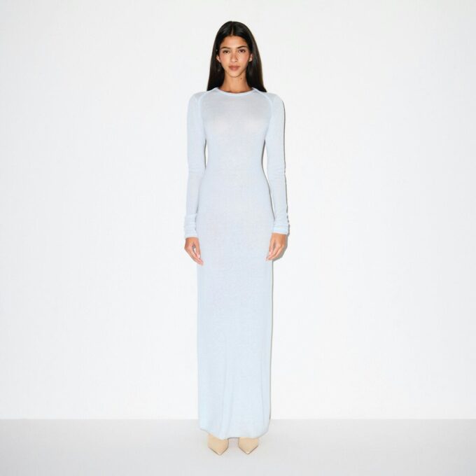 FEATHERWEIGHT CASHMERE LONG DRESS