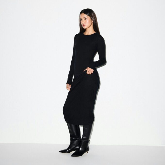 FEATHERWEIGHT CASHMERE LONG DRESS