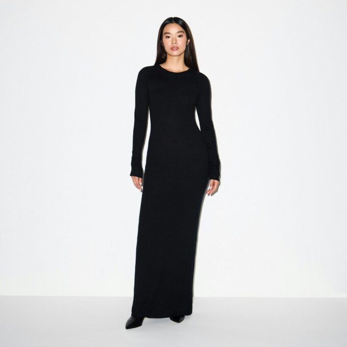 FEATHERWEIGHT CASHMERE LONG DRESS