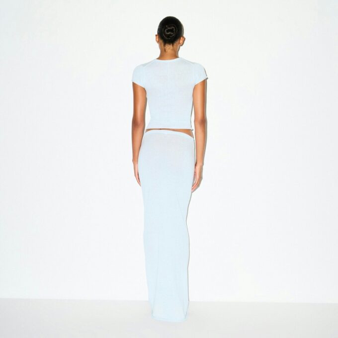 FEATHERWEIGHT CASHMERE LONG SKIRT