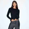 FEATHERWEIGHT CASHMERE LONG SLEEVE TOP