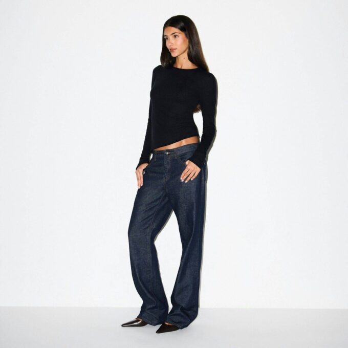 FEATHERWEIGHT CASHMERE LONG SLEEVE TOP