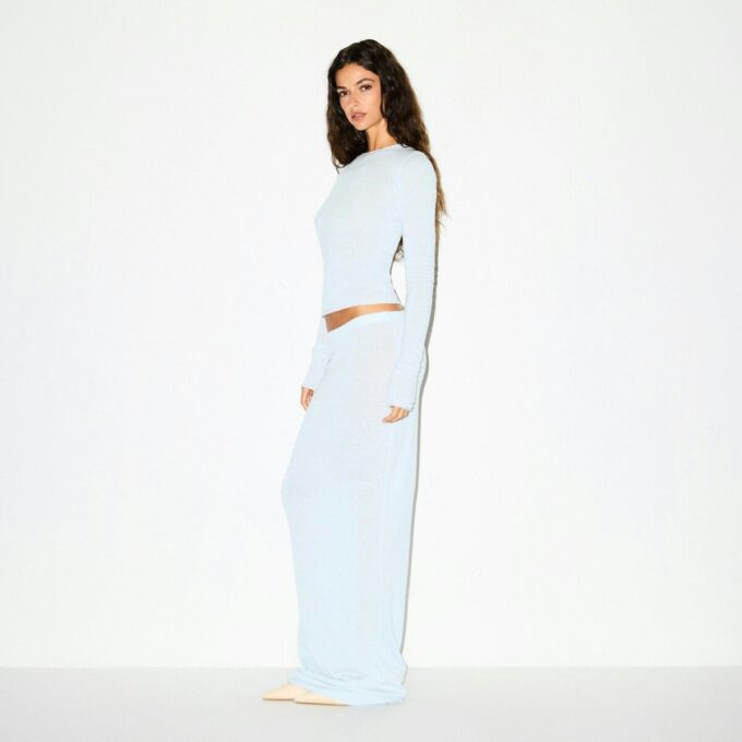 FEATHERWEIGHT CASHMERE LONG SLEEVE TOP