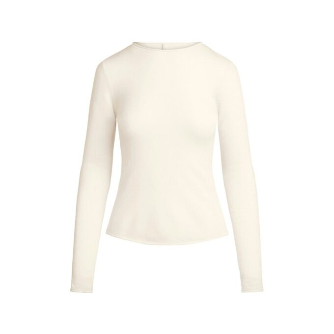 FEATHERWEIGHT CASHMERE LONG SLEEVE TOP