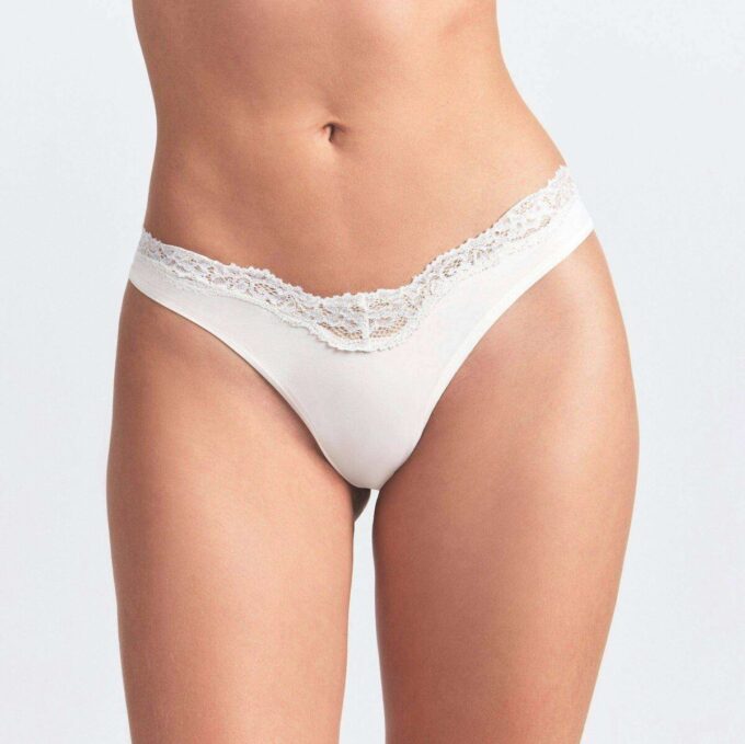 FITS EVERYBODY LACE DIPPED THONG 5-PACK