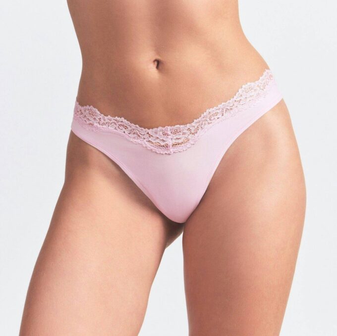 FITS EVERYBODY LACE DIPPED THONG 5-PACK