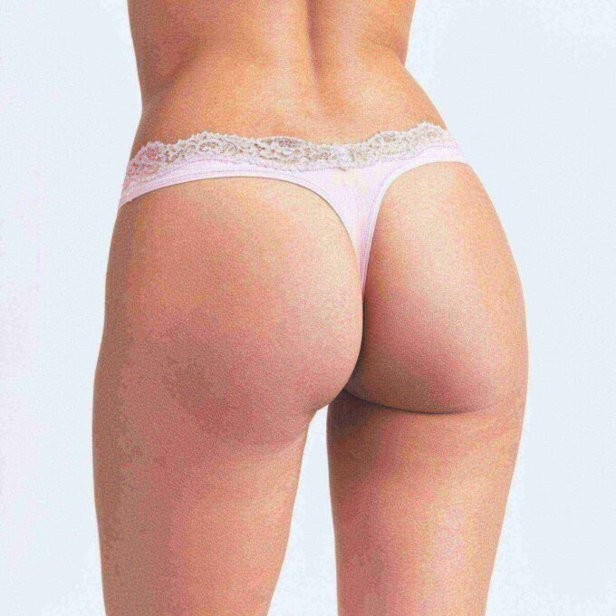 FITS EVERYBODY LACE DIPPED THONG 5-PACK