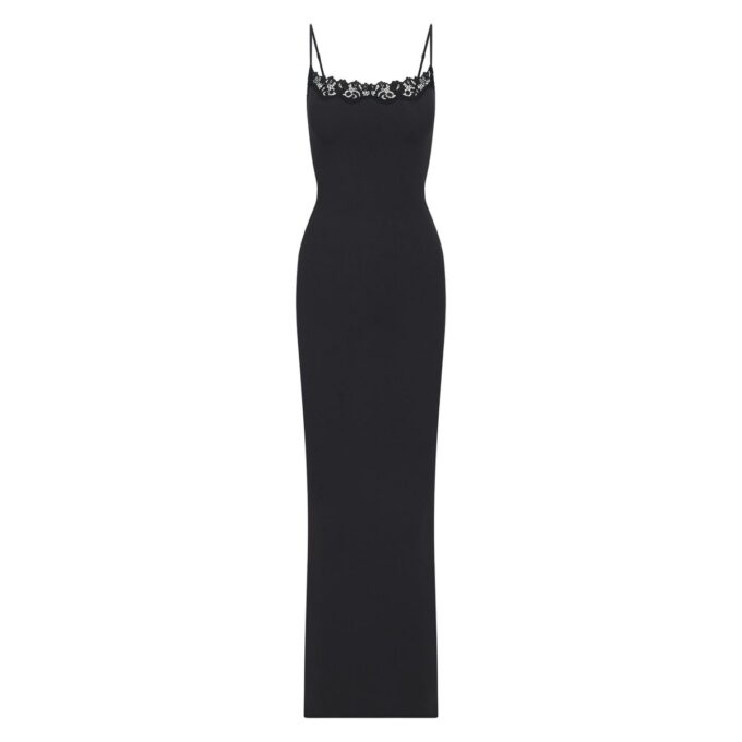 FITS EVERYBODY LACE LONG SLIP DRESS