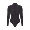 FITS EVERYBODY ZIP FRONT BODYSUIT