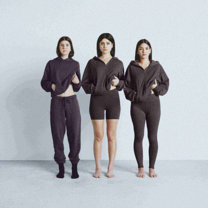 FRENCH TERRY CLASSIC ZIP UP HOODIE