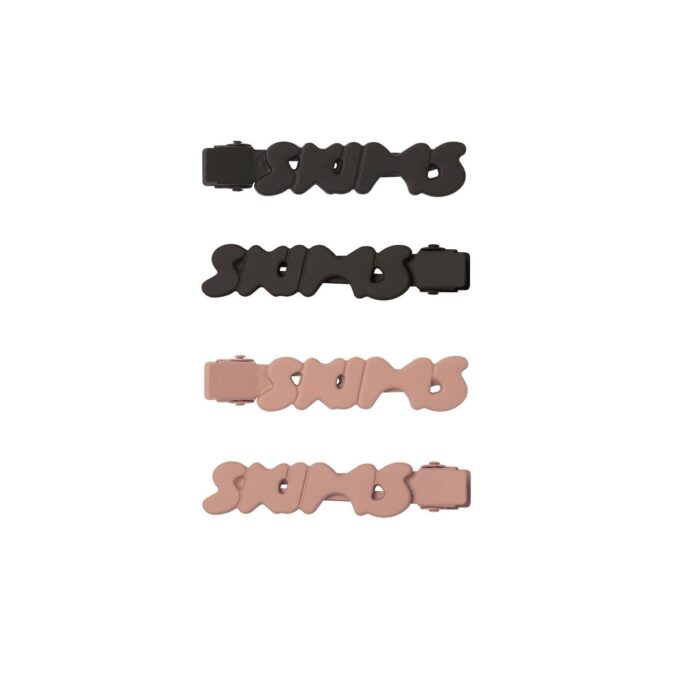 GETTING READY ACCESSORIES MATTE LOGO NO-CREASE HAIR CLIP 4-PACK