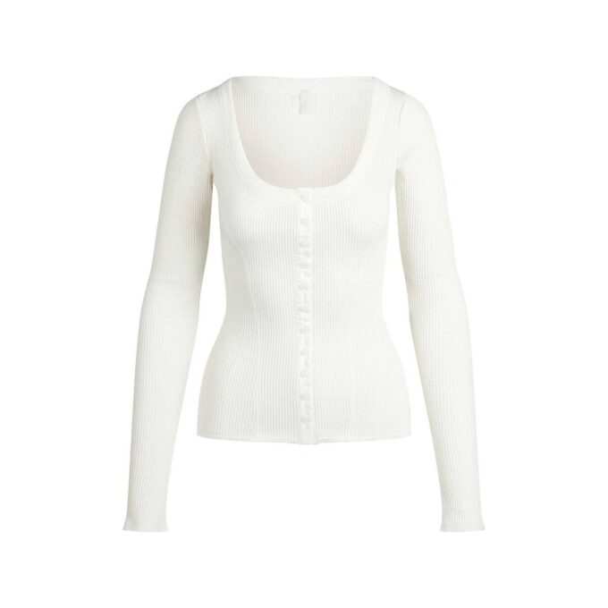 HEAVY WAFFLE CARDIGAN