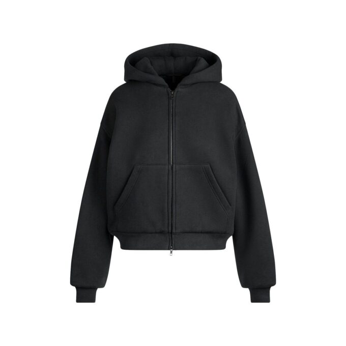 HEAVYWEIGHT FLEECE BOXY ZIP UP HOODIE