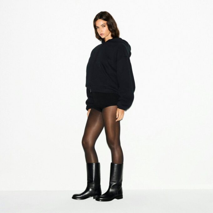 HEAVYWEIGHT FLEECE BOXY ZIP UP HOODIE