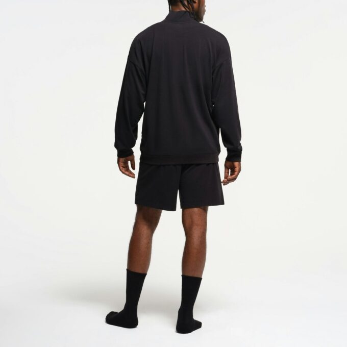 JERSEY LOUNGE MENS RELAXED QUARTER ZIP PULLOVER